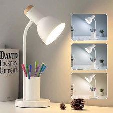 LED Desk Lamp for Home Office, Table Lamp with Pen Holder, 3 Color Modes Read...