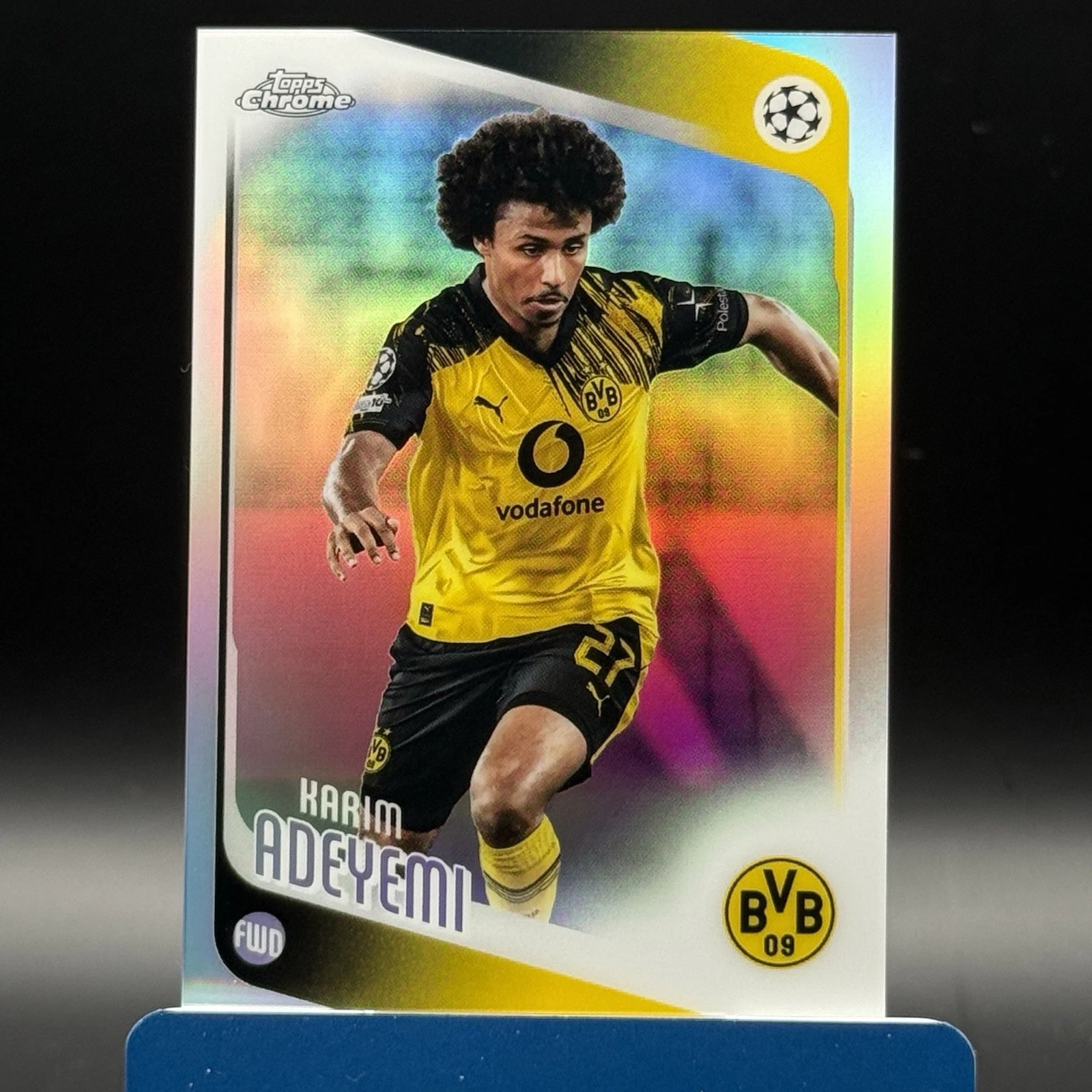 2025-26 Chrome UCC Karim Adeyemi #128 Refractor
