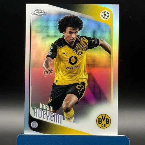 2025-26 Topps Chrome UCC - Karim Adeyemi #128 Refractor Borussia Dortmund