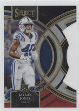 2023 Panini Select Premier Level Black & Red Prizm Die-Cut Jaylon Jones 0e2x