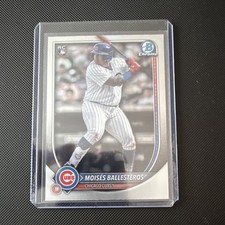 Topps 2025 Bowman Chrome Moises Ballesteros Rookie Chrome Chicago Cubs #42
