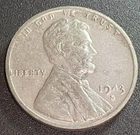 1943-S/S RPM Steel Wheat Penny Reverse Die Crack Lamination Error WWII Coin
