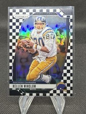 2024 Panini Prizm Kellen Winslow Black & White Checkerboard SP #164 Chargers