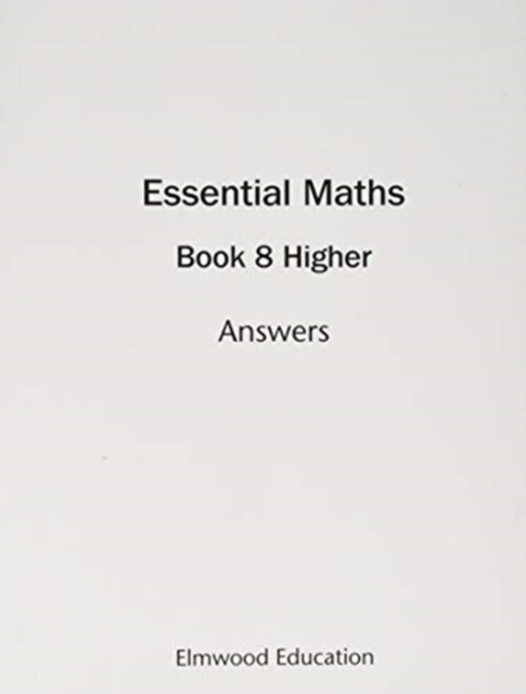 Essential Maths 8 Higher Answers by David Rayner (Paperback Book) - Image 3