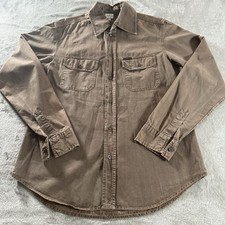 Calvin Klein size M men s VTG 90s long sleeve button down denim shirt
