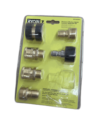 #ad RYOBI 6 Piece Pressure Washer Quick Connect Upgrade Kit for Most Gas Electric $24.99