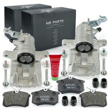 2x Bremssattel Bremsbeläge hinten für Audi ...