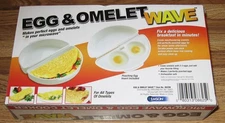 Emson Microwave Egg & Omelet Maker/New In Box With Instructions