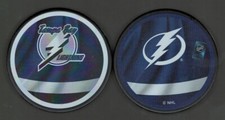 TAMPA BAY LIGHTNING 2021 Reverse-Retro Logo NHL PUCK - #2L