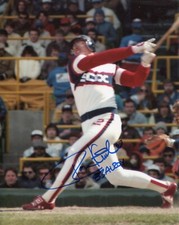 RON KITTLE Chicago White Sox Signed color 8x10 Photo 1983 ROY and AS  COA
