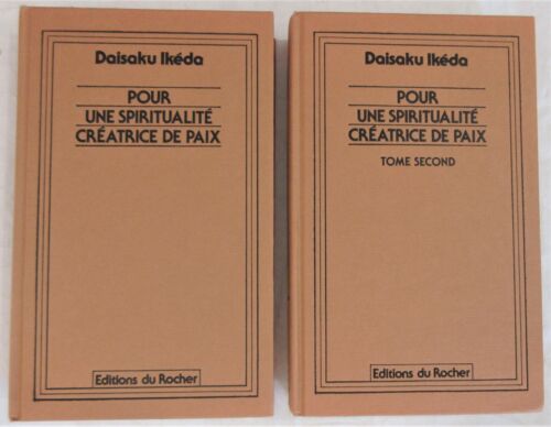 Daisaku Ikeda For A Creative Spirituality Of Peace Complete 2 Volumes Buddhism - Picture 4 of 5