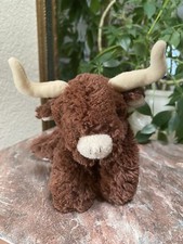 Vintage Purr-Fection MJC Brown Bull Plush Soft Stuffed Animal