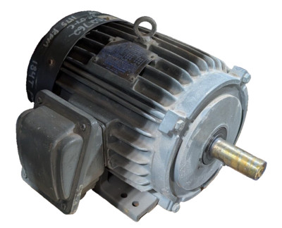 USED 2HP TECO Westinghouse AEEANE N0026 Induction Motor 230/460V 184T Frame