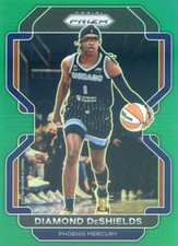 2022 Panini Prizm WNBA DIAMOND DESHIELDS #45 GREEN PRIZM MERCURY