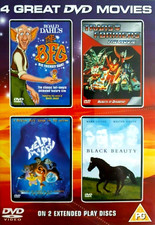 Help I'm A Fish DVD + The BFG + Black Beauty + Transformers Animated Movie