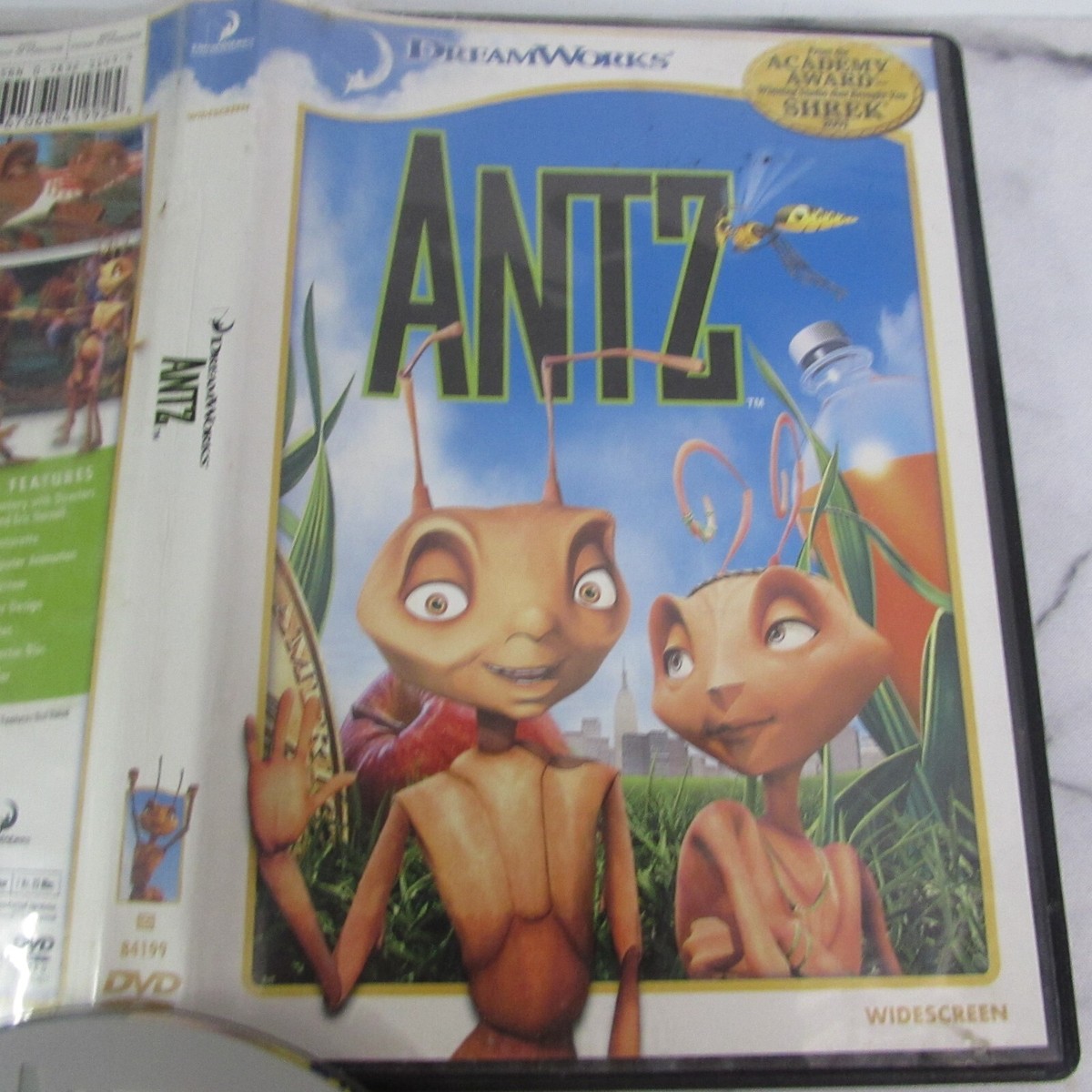 Antz Movie DVD Dreamworks, 1998 Jennifer Lopez, Sharon Stone