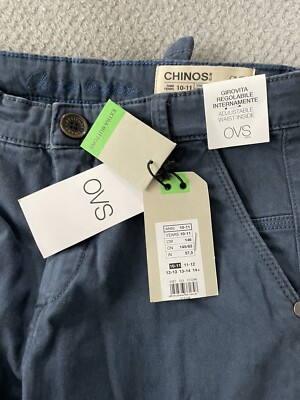 Chinohose für Jungen marine OVS italienisch nagelneu mit Etikett