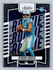 2023 Panini Absolute Football Hendon Hooker Detroit Lions Rookie Card. rookie card picture