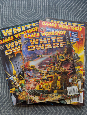 40+ Vintage White Dwarf Magazines - Multi-Listing - Mid / Late 90s Issues