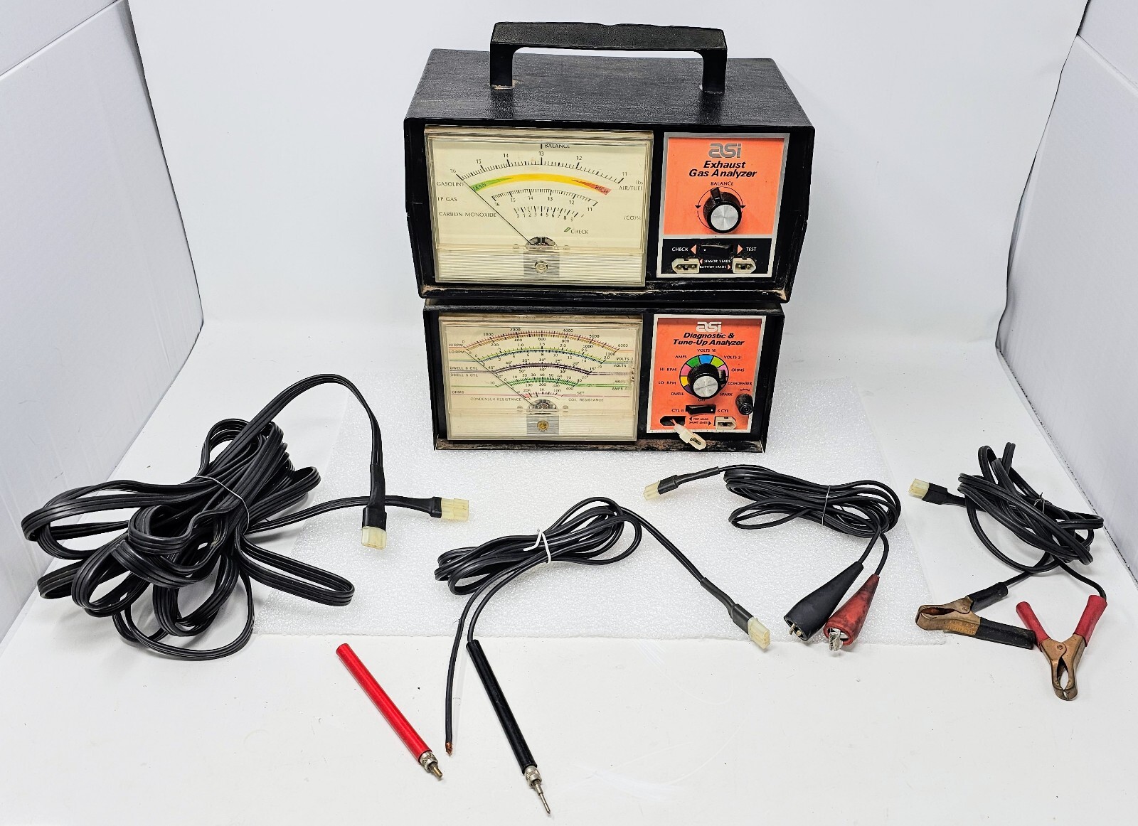 Untested Vintage ASI Exhaust Gas Analyzer Diagnostic & Tuneup Analyzer