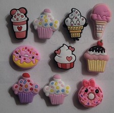 10 pcs. Food Shoe Charms For Crocs