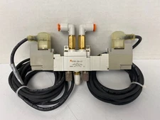 SMC PNEUMATICS SY5420-5DO-01T 24VDC DOUBLE SOLENOID AIR CONTROL VALVE