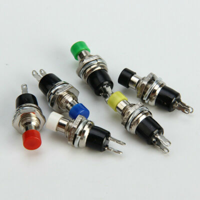 1x Momentary Push Button Switch 7MM Press 5 Colors to Choose From