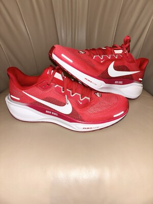 New Nike Pegasus 41 Road Running Shoes Ohio State Buckeyes Mens 9.5 FZ5135-600