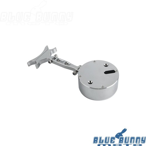 Universal T-Bar Digital Gauge Mount Housing Bracket For Softail FXLRS FXFB FXFBS - Picture 3 of 9