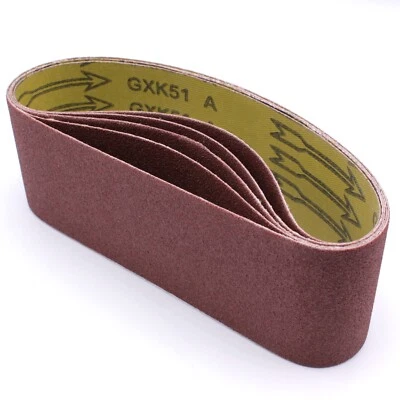 MARKENLOS Schleifband Schleifbänder 75 x 457 mm Gewebe für Bosch Bandschleifer PBS 7 A, AE