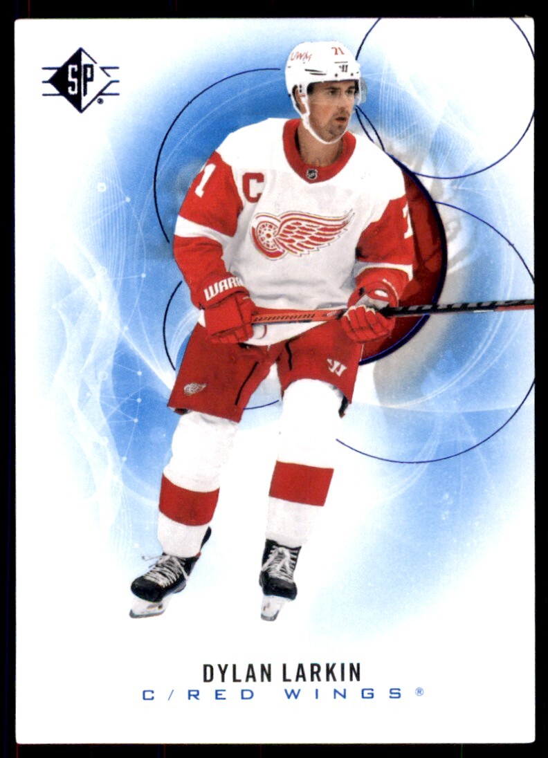 2020-21 SP Hockey Blue Dylan Larkin #80