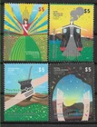 J4047 ARGENTINA 2014 POPULAR FESTS 7, TRAIN,MATE AGRICULTURE YV 3058-61 MNH