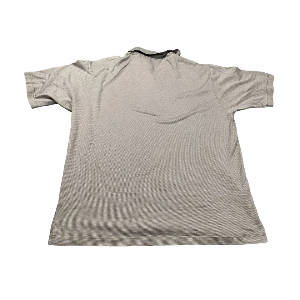 Camisa polo marrón grande Vito Rufoio Lomo Couture para hombre Foto 2 de 4