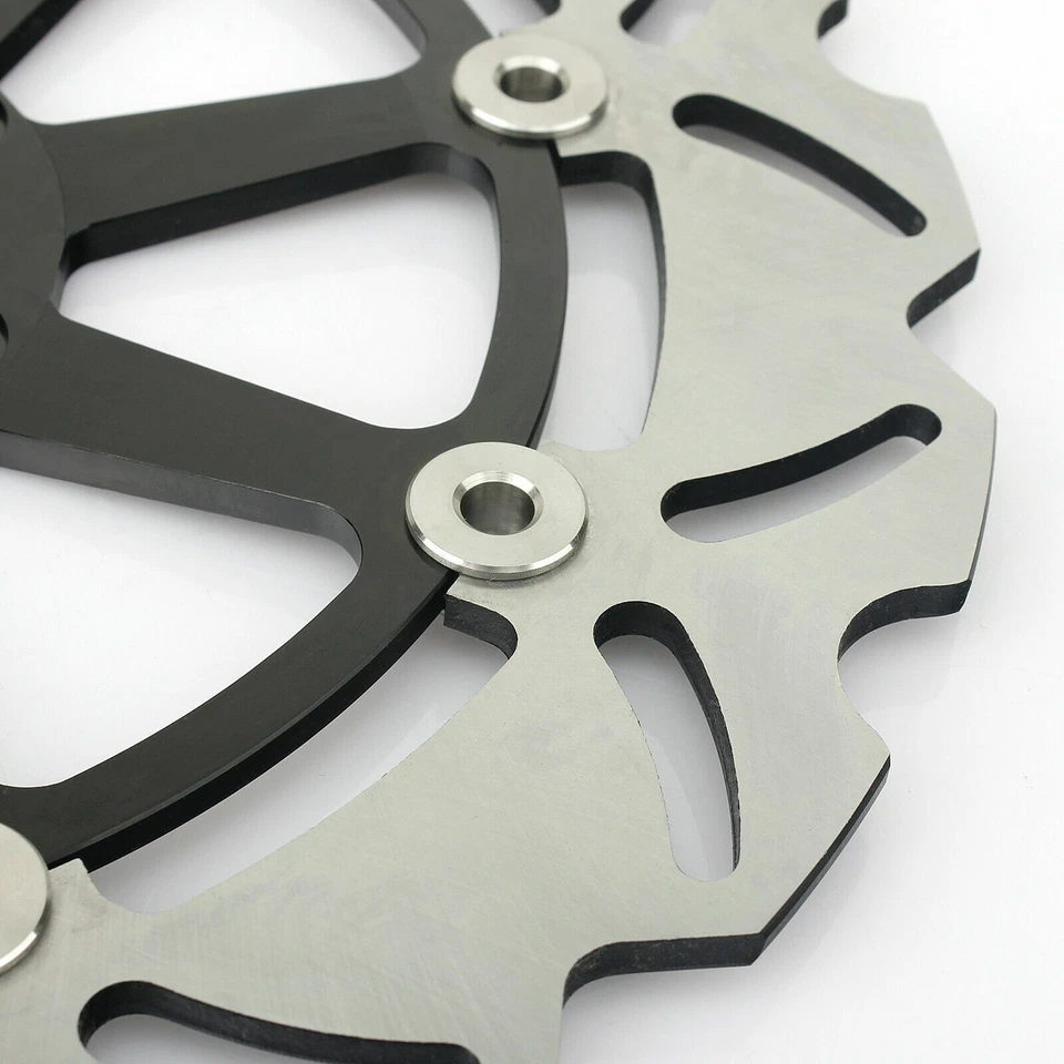 Juego de 2 rotores de disco de freno delanteros para Aprilia RSV1000R Factory Tuono Mana 850 Foto 3 de 4