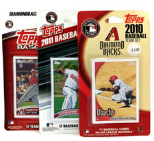 MLB Topps Arizona Diamondbacks Team Card Set Lot (2010, 2011, 2012) Sealed New!