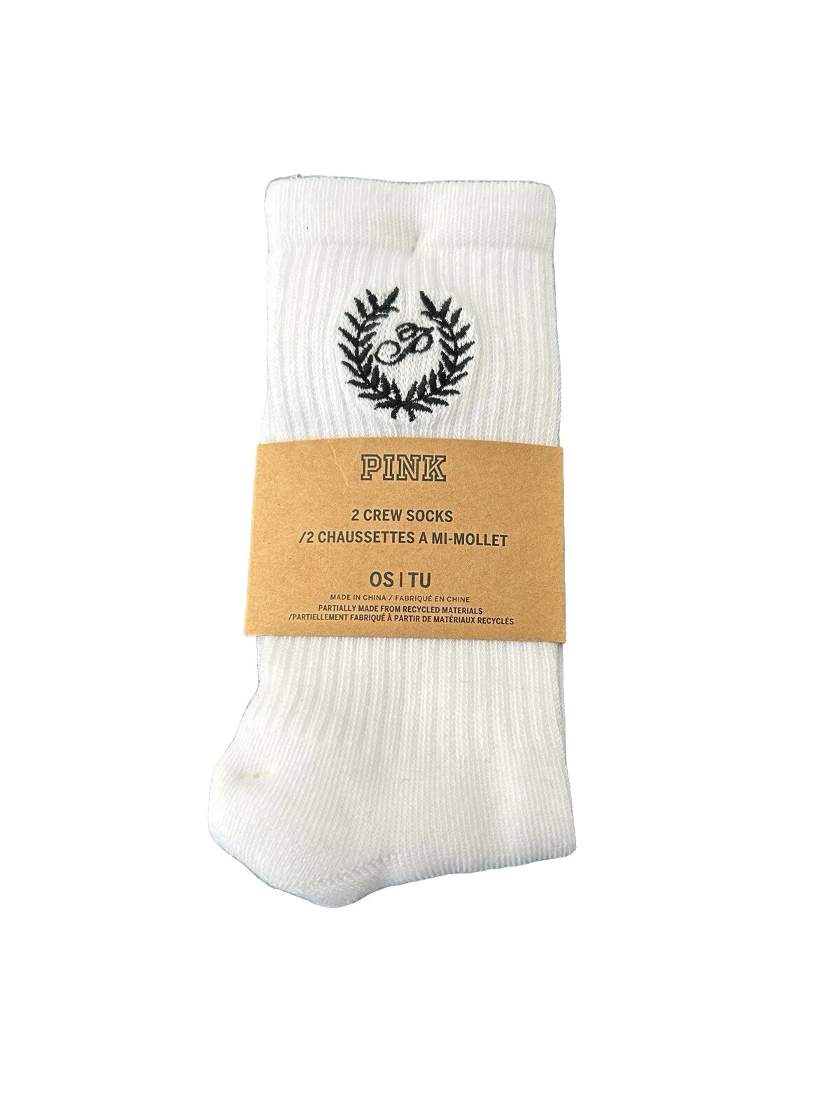 Mezcla de algodón Victoria's Secret Medias y Calcetines Blancos para mujeres