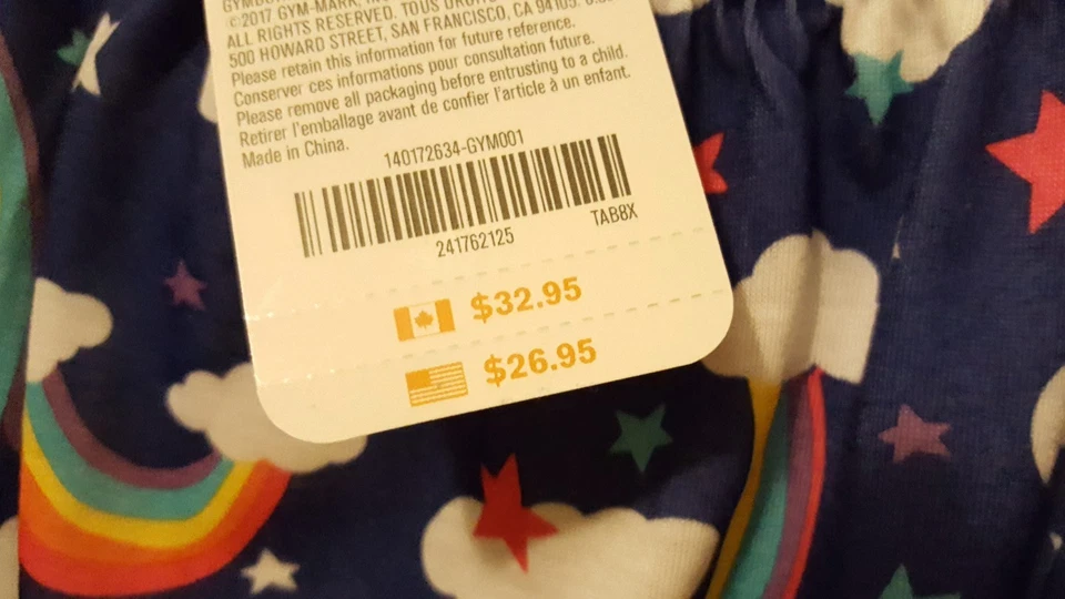 NEW Gymboree Girls SIZE 4 Sleeveless Night Gown RAINBOW Short Sleeve #54717 - Image 4 of 4