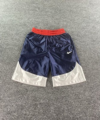 Nike Shorts Men Small Blue White Red Basketball Dazzle Athletic Shiny Flag Logo
