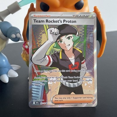Potential psa 10 Pokemon Team Rocket's Proton 227/182 Destined Rivals Full Art