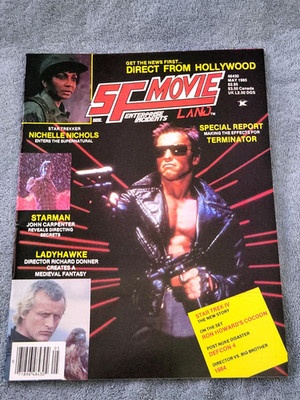 SF Movieland Magazine May 1985 Terminator Cover/Starman/Ladyhawke/Cocoon VF/VF+
