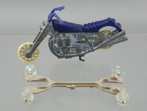 Vintage 1971 Hot Wheels Diecast RRRumblers Road Hog Motorcycle & Guide Parts Lot