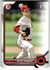 2022 Bowman Draft #BD-17 Bryce Hubbart 1st Cincinnati Reds Baseball