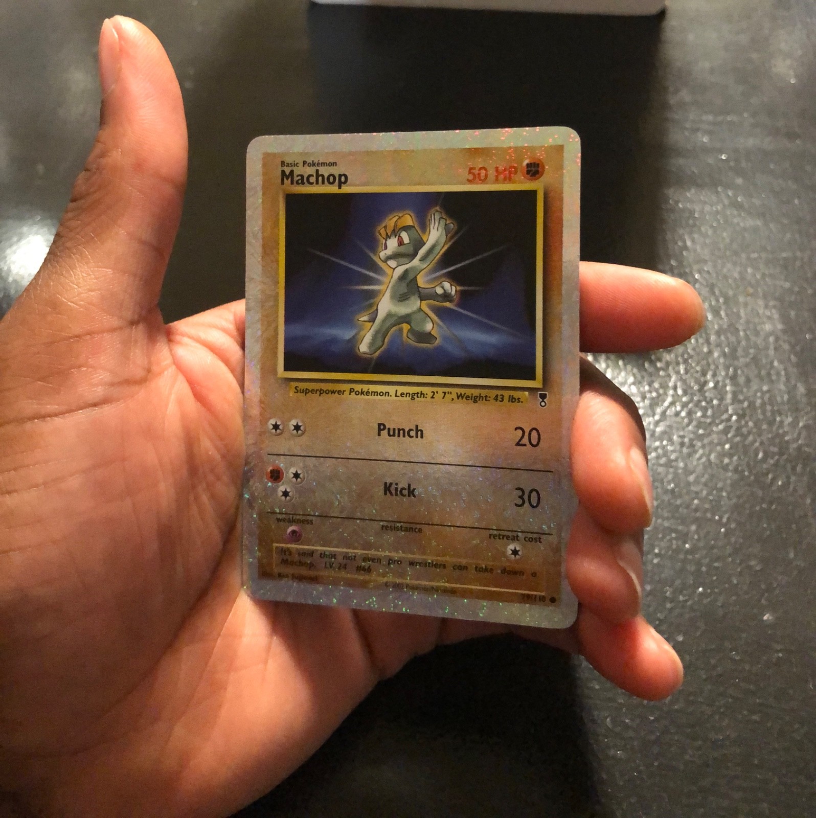 Machop 79/110 Legendary Collection Reverse Holo 2002 Pokémon NM / MINT