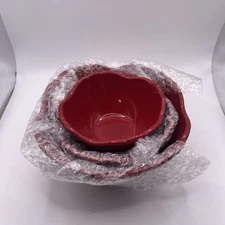 Princess House Pavillion Berry Nesting Serving Bowls 6857 New No Box See Below