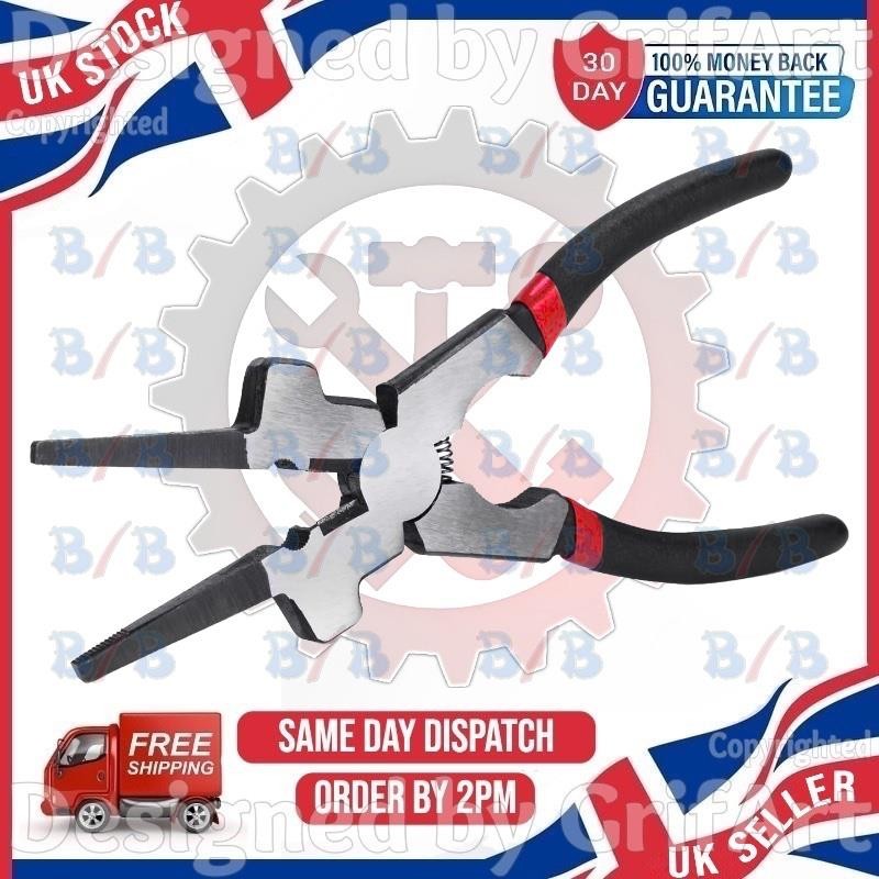 MULTI PURPOSE MIG WELDING PLIERS HAMMER HEAD PINCERS SPRING LOADED PINCERS TOOL