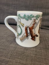 Jäger Bierkrug mit Jagdmotiv Kaiser Porzellan Jagd