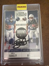 On Card Auto 2018 Panini Saquon Barkley IP Auto Card Contenders NFL