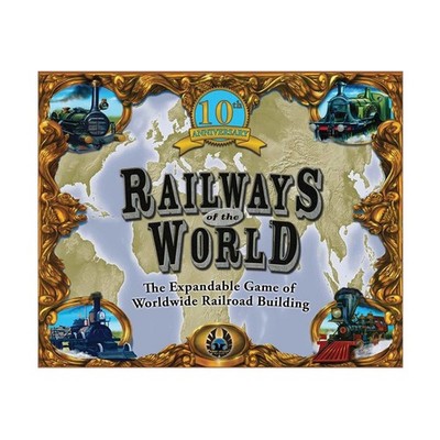 Eagle-Gryphon Board Game Railways of the World (10th Anniversary Ed) Box VG+/NM