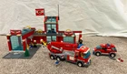 Lego City  Fire Station 7945 Retired Set w/4Minifigs Vehicles