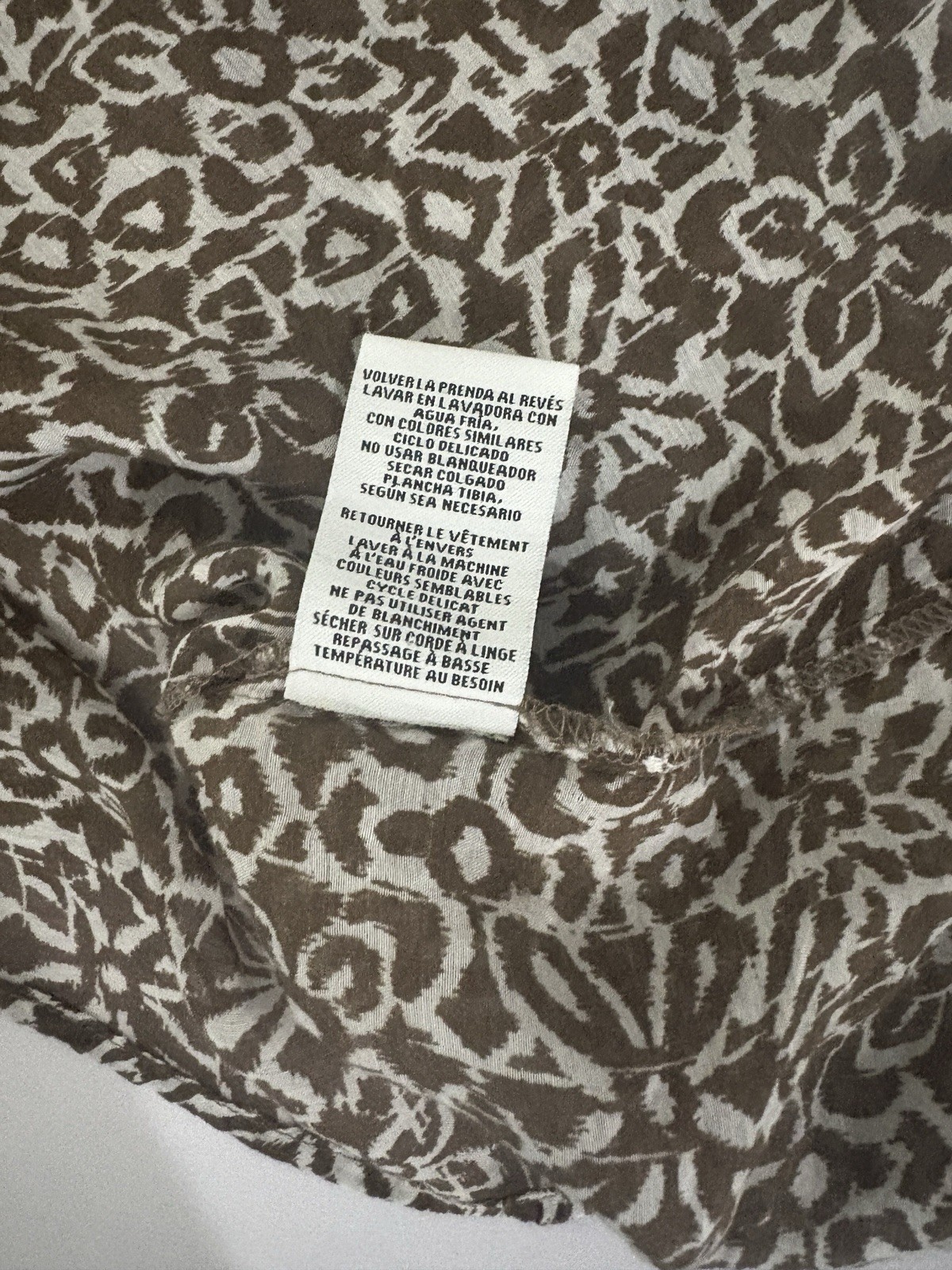 ruby rd petite Blouse Brown  Button Up Lightweigh… - image 7